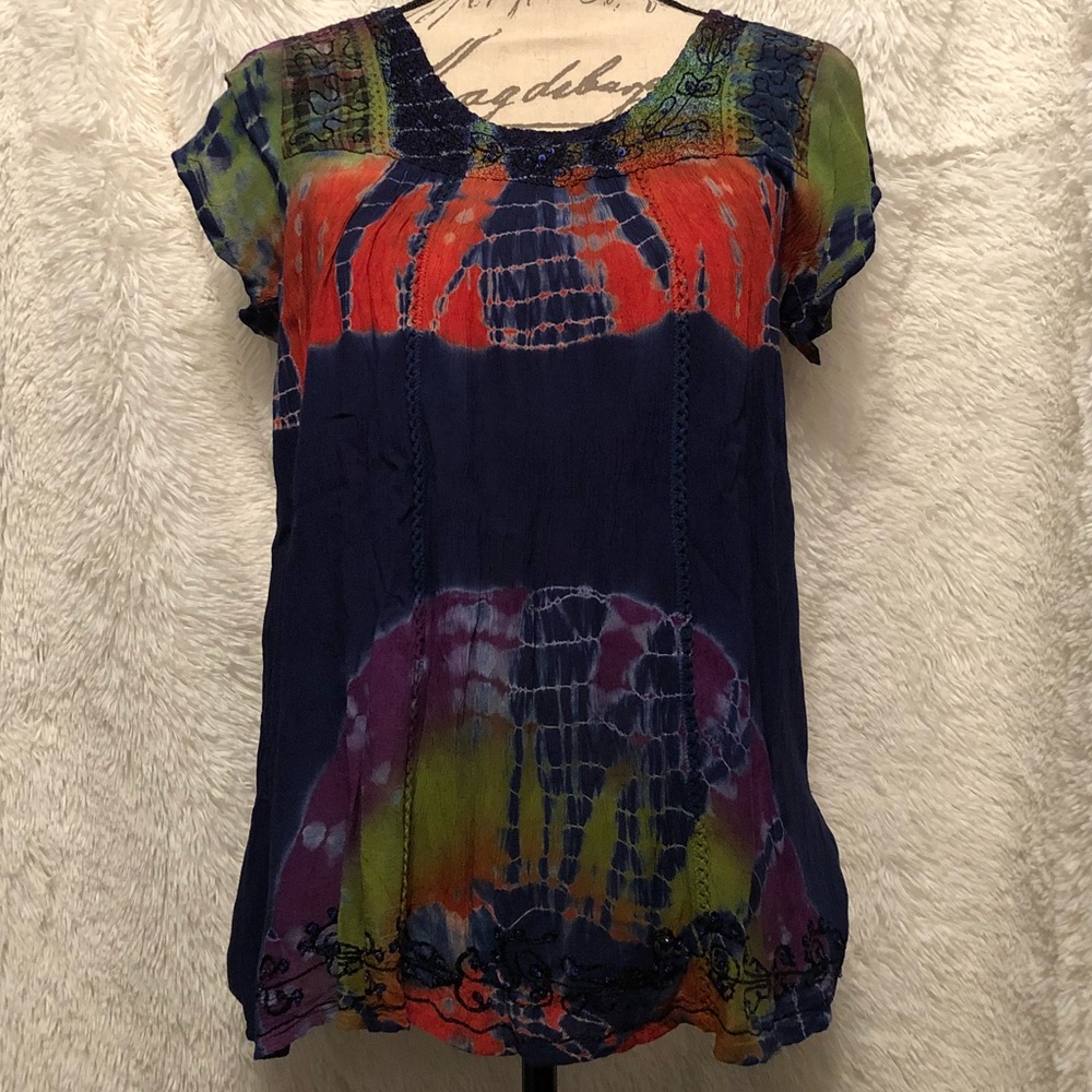 Zuriel by Hans free size tie-dye NWOT-WOW!🔮